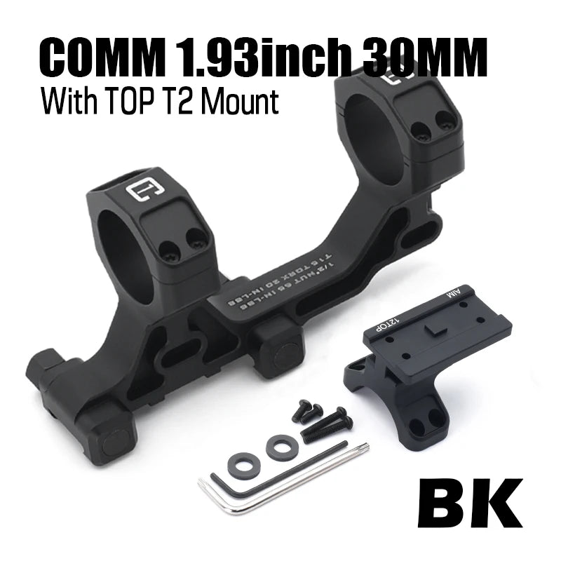 30mm Tube Airsoft Wargame Hunting Tactical C1 Modular Riflescope Mount 1.70/1.93inch with Offset Mounts