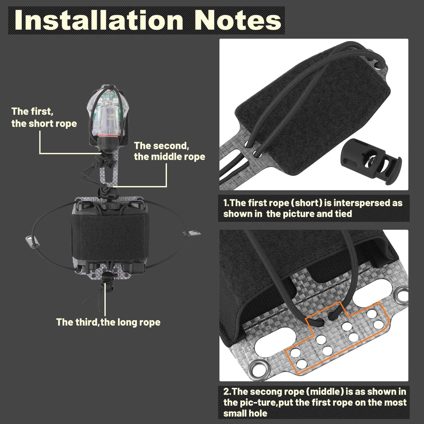 AQzxdc Tatcial Helmet Battery Pouch,PVS NGV T Shape Counterweight Case Retention System with Hook Backing