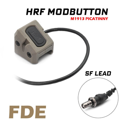 Tactical ModButton with HRF RAMP Cage for SF 3.5MM M300 M600 Flashlight Airsoft Weapon Light Switch with Original Markings