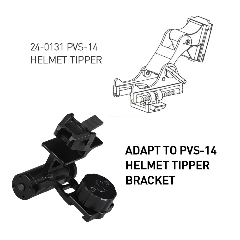 Hunting Night Vision Mount PVS14 NVG Adapter NVM-14 Helmet bracket II for Rhino Mount PVS-14 helmet dump truck gs24-0255