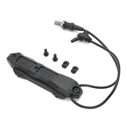 Tactical Augmented Pressure Switch Crane Laser and SF Plug Remote Dual Switch for MAWL PEQ Lasers and M600 M300 Flashlights