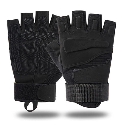 Tactical Gloves Airsoft Outdoor Half Finger Protective Gloves Commando Training Gloves Tactical Fingerless Gloves