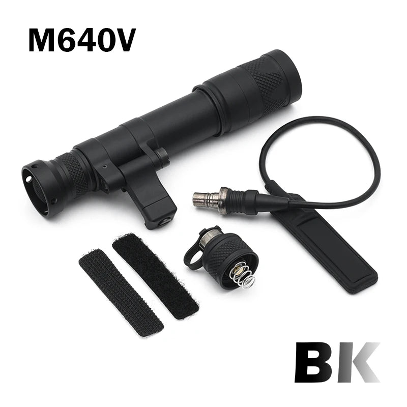 Tactical Airsoft SF M640 M640DF M340V Light Outdoor Rifle Flashlight Light LED Lanterna Fit 20mm Rail