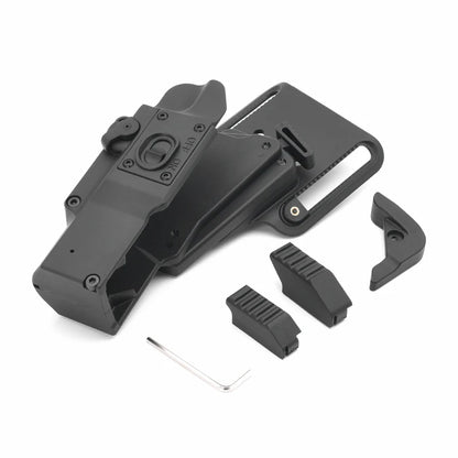 Multi-Functional Tactical Rapid Deploy Holster Adapter for Hunting Pistol Compatible with XH15 XH35 X300UH-B Flashlights
