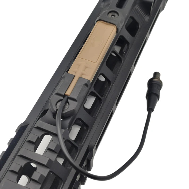 M-LOK Keymod Rail Mount Plate for M600 M300 Series Scount Flashlight ST07 Remote Tape Pressure Pad Switch Accessories