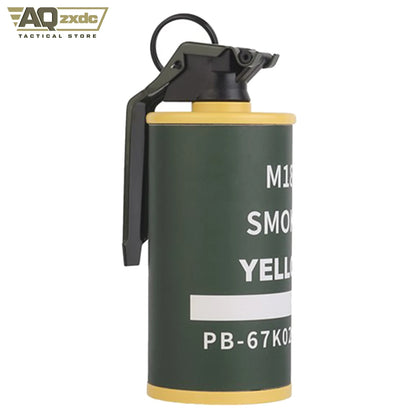 Tactical M18 Model Smoke Grenade Quick Container Release Tactical Smoke Grenade Model for Airsoft Paintball Shooting War CS Game