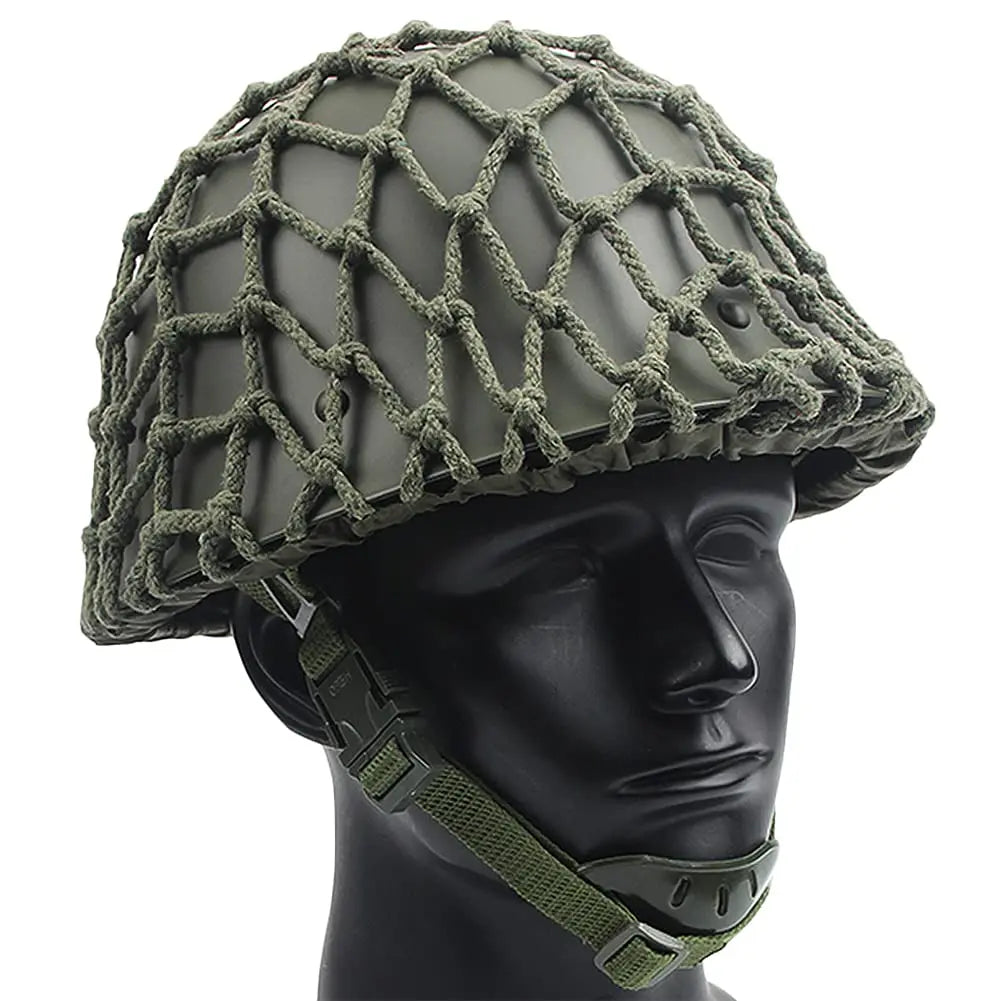 GK80 Tactical Helmet, with Helmet Cloth/Net and Airsoft Goggles, Military Protective Combat Gear, for CS Game Paintball Hunting