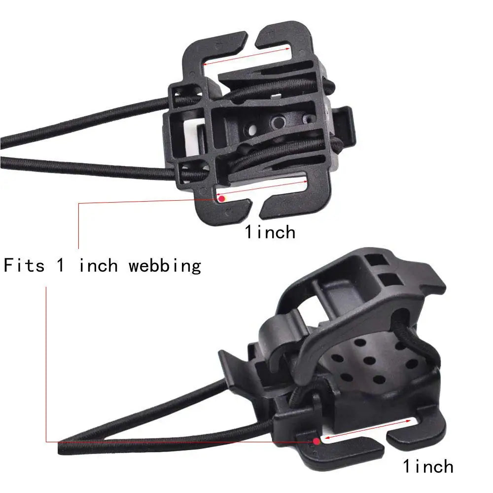 Tactical Gear Clip Multipurpose Fastener Molle Web Dominators Management Tool Compatible with Molle All Vests Backpacks Harness