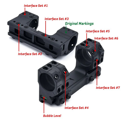Tactical A-0025 TOP 12 Optical Plate Mount Red Dot Sight Optics Accessory for SP Scope Mount