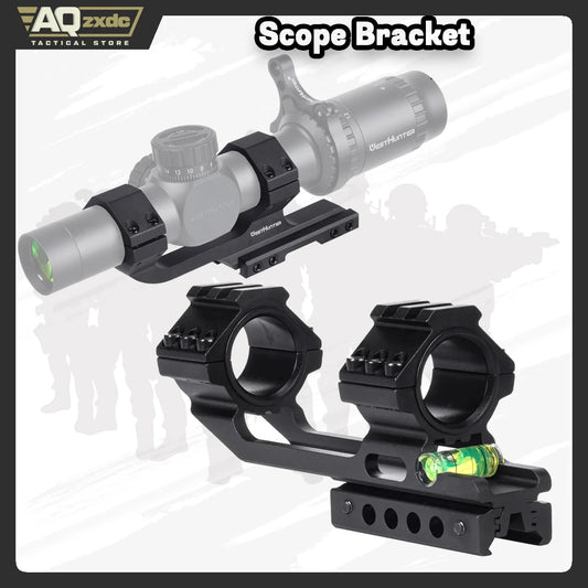 AQzzdc Tactical Scope Mount 1 Inch 30mm Optical Sights Rings Cantilever Riflescope Mounts Use For 11mm Dovetail 20mm Rails