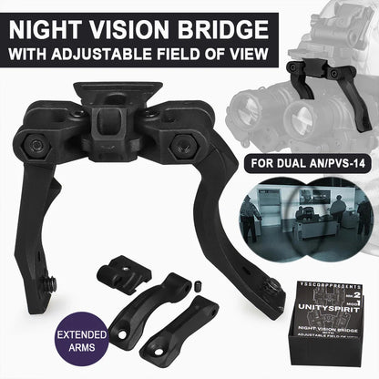 New Night Vision Bridge with adjustable field of view use with the L4G24/L4G19/NS39/AKA2 Mounts For Hunting gs24-0257