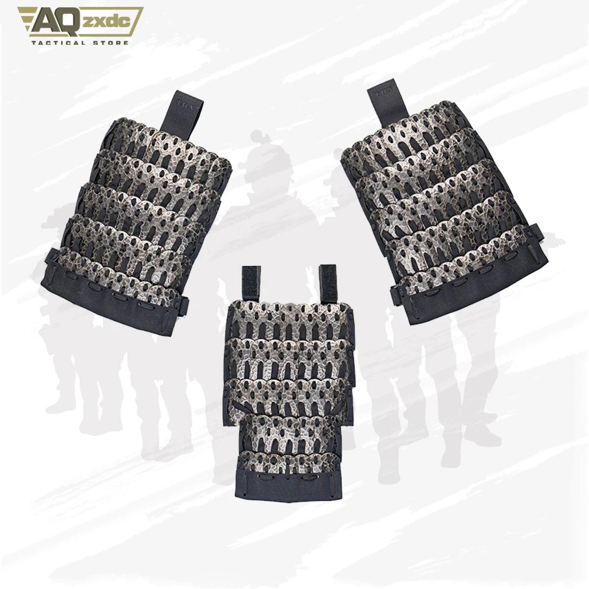 6 in 1 Tactical Gear Shoulder Armor And Crotch Protection+Skirts Wai   Tactical Vest Universal Chinese Style Shoulder Armor