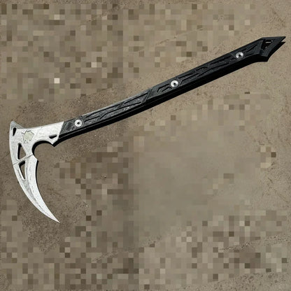 AQzxdc Ghost Death Scythe COD16 Death Angel Death Ghost COS Scythe Death Axe for Halloween Cosplay Party