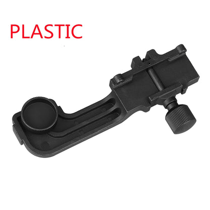 Hunting Plastic Metal J Arm NVG Mount Helmet Bracket Adapter for Tactical Airsoft Pvs 14 Night Vision Goggles fit Mich Fast M88