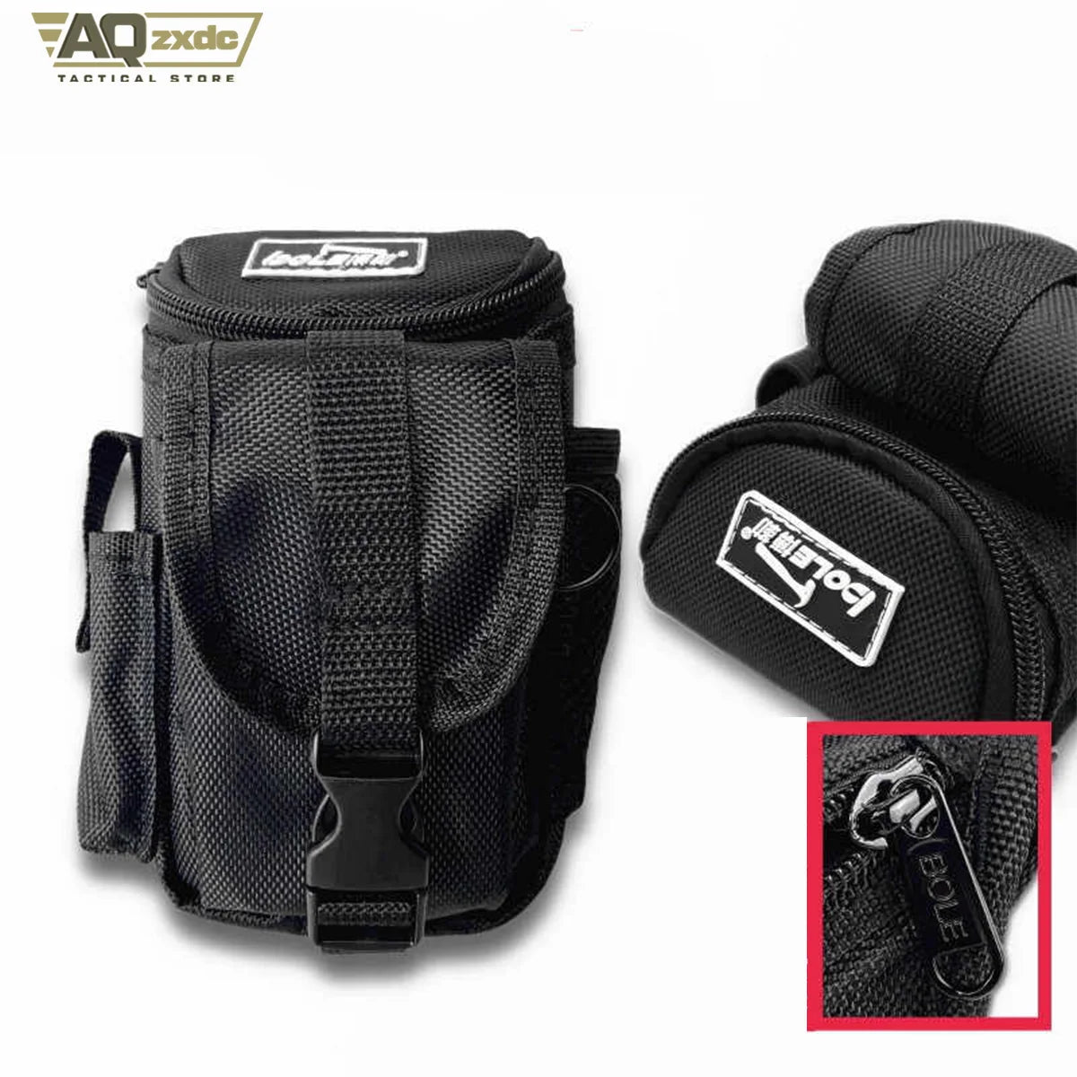 AQzxdc Multifunctional Tool Waist Bag, Mobile Phone Bag, Small Multi-Meter Waist Bag 1680D Oxford Cloth Thick Exquisite Tool Bag