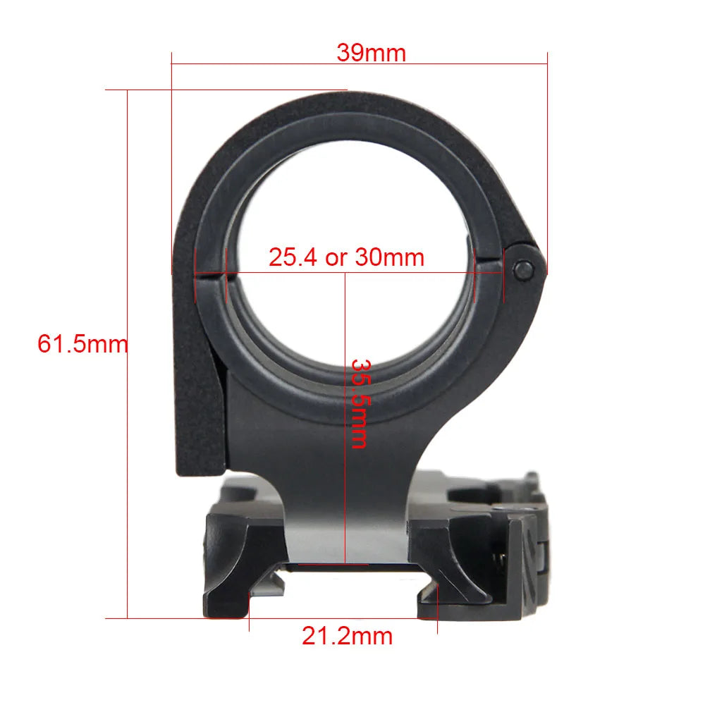 Canis Latrans QD Scope Mount Hunting Riflescope Accessories 25.4mm 30mm Double Ring Scope Mount Tactical Airsoft gs24-0178