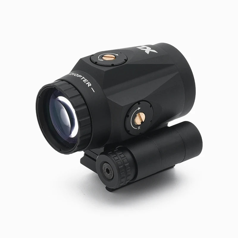 Holy Warrior HWO 3X Magnifier with Flip Mount TX 3X Scope for Hunting Airsoft Rifles