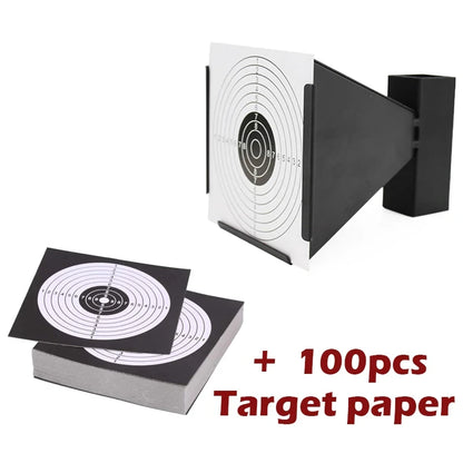 CQB Training Target Shooting Bullet BB Ball Collector Special Steel 14x14cm 100pcs Shooting Paper for Airsoft Paintball Target