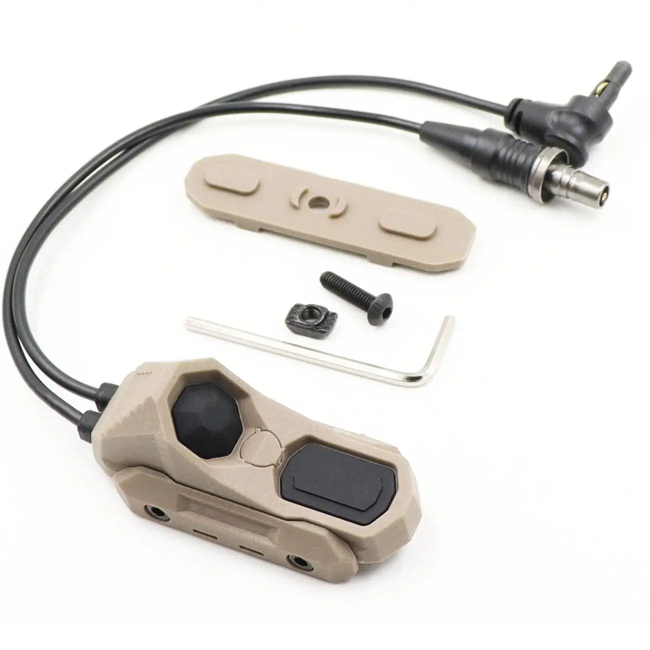 AQzxdc Tactical Dual Remote Pressure Switch Compatible with Crane Laser & SF M300/340/M600/640DF Weapon Lights and Lasers