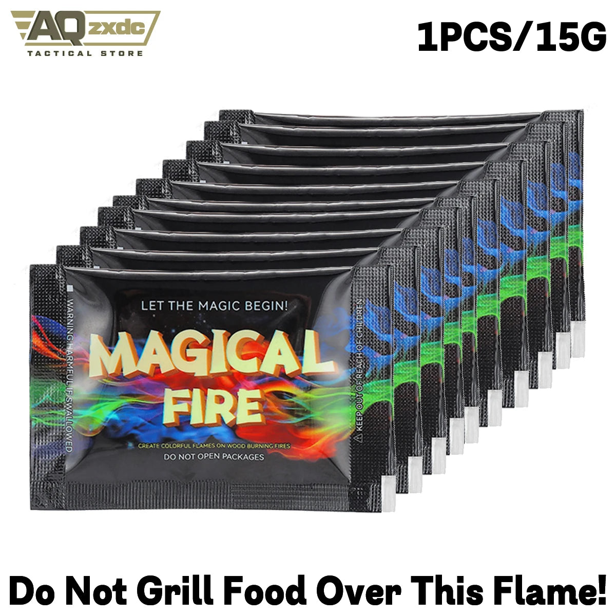 Outdoor Color Flame Powder Magicfire Camping Bonfire Party Magic Color Changing Powder