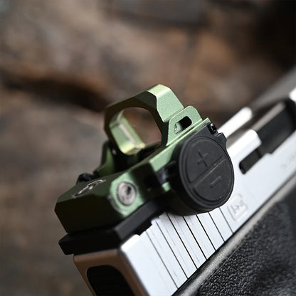 Tactical Vism Metal Flipdot Pro Flip Up Red Dot Scope Reflex Optic Sight for Airsoft Glock 17 Taurus G2C PT111 1913 Mount