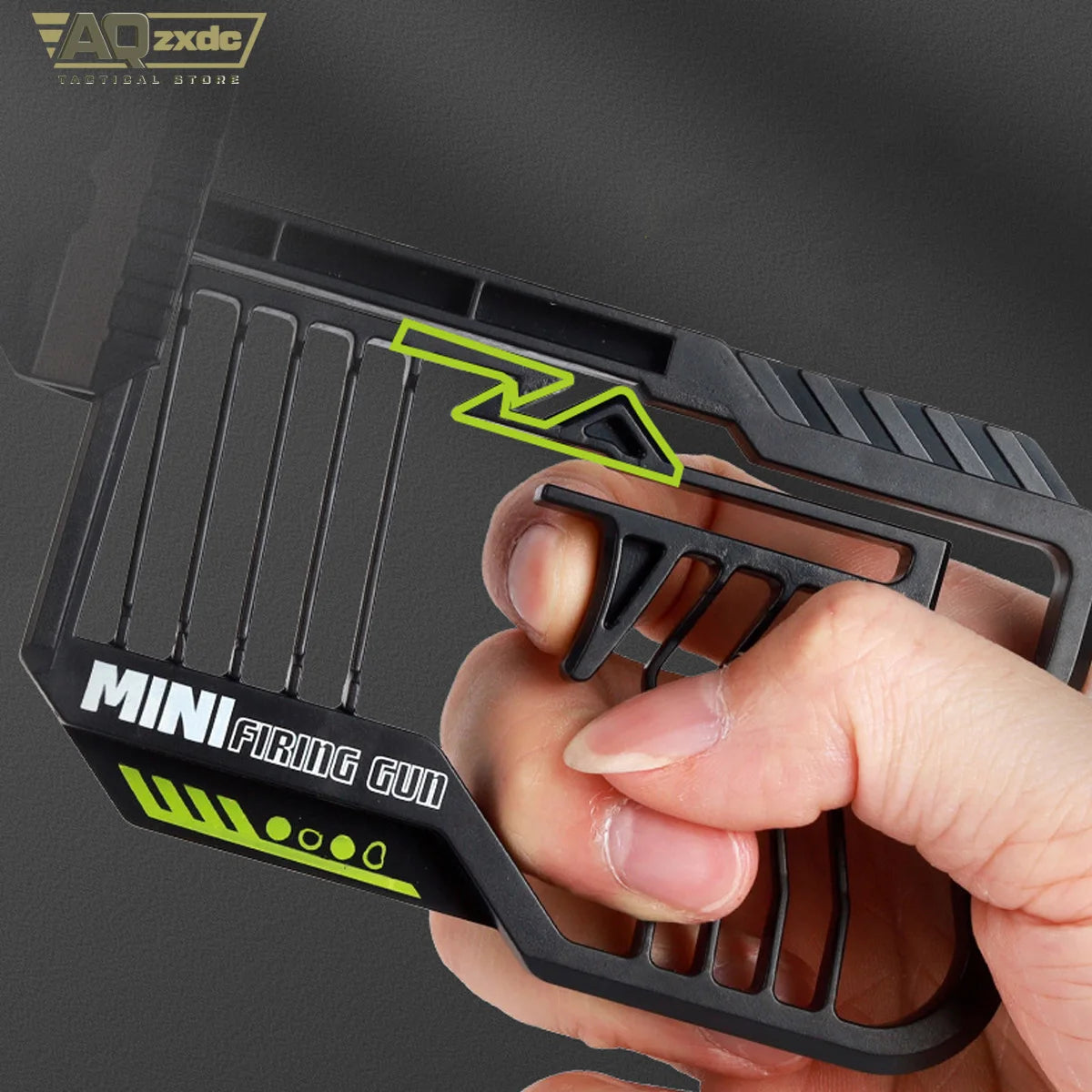 AQzxdc Mini Launcher Toy with Soft Bullets and Target Continuous Soft Bullet Shooter Suitable for Outdoor Shooting Holiday Gift