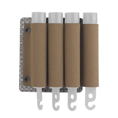 AQzxdc Tactical Glow Stick Pouch Chemlight Pen Holder Flashlight Battery Organizer Molle Gear Glow Sticks Panel for Airsoft Game
