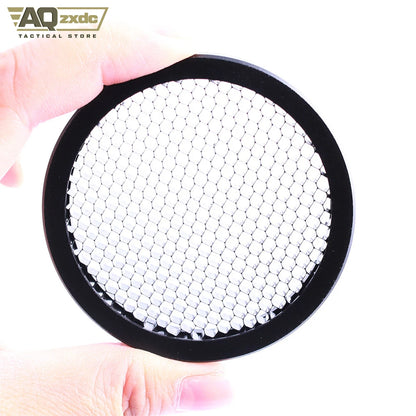 AQzxdc Tactical Metal Scope Cover Aim-O Killflash Honeycomb Matte Cover Telescope Cover