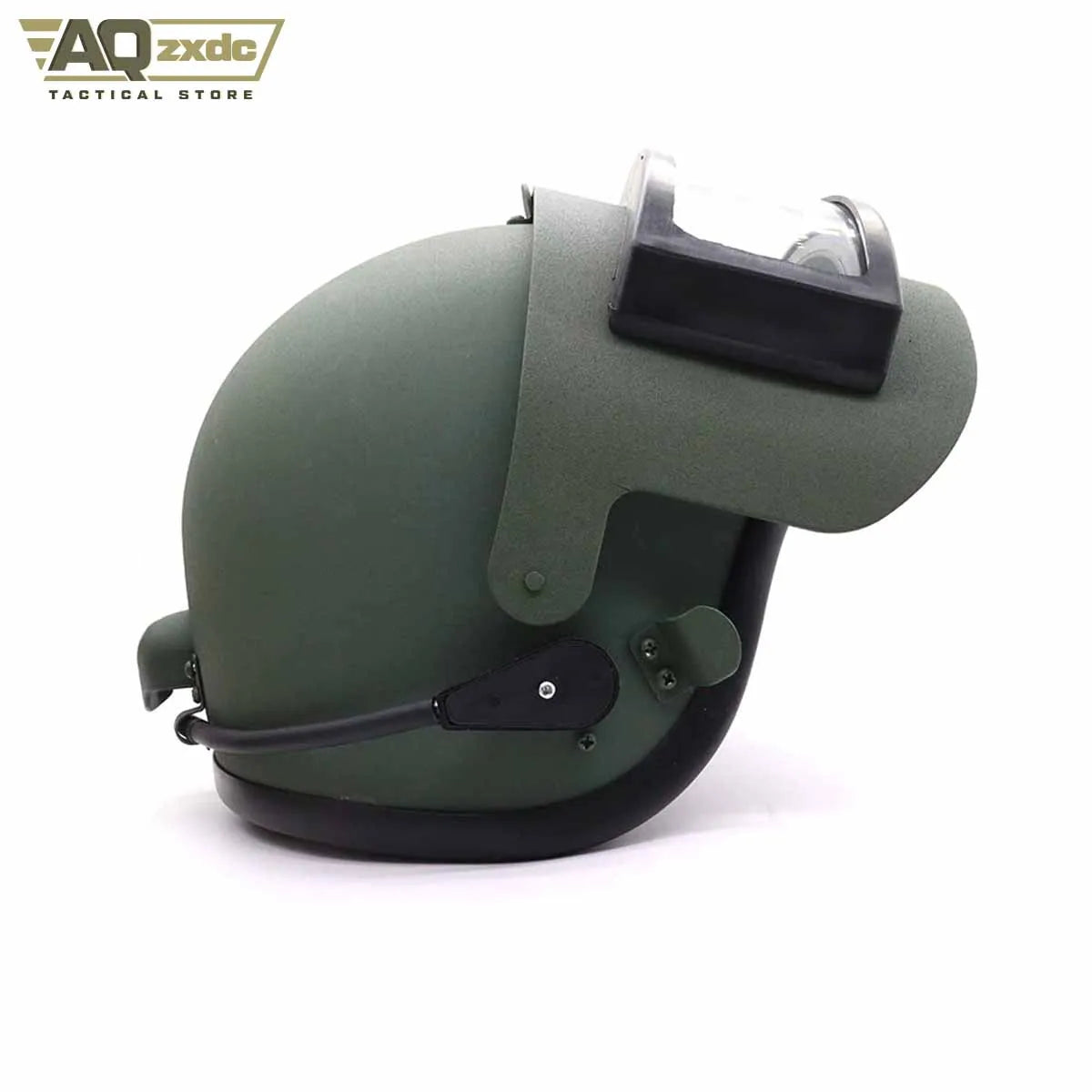 AQzxdc Tactical K63 Protective Helmet with Adjustable Shock Absorbing Pads Mask Airsoft Helmet K6-3 Special Forces Steel Helmet
