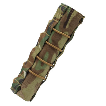 AQzxdc Tactical 8.6inch Suppressor Cover Airsoft Protect Sleeve Wrap Military Silencer Quick Release Cover
