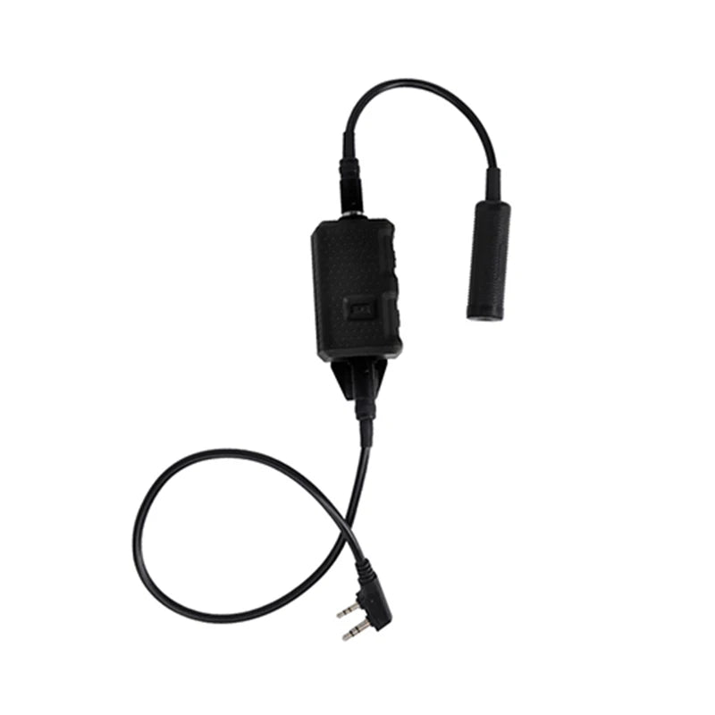 Headset FMA Tactical U714/U s PTT, podpora více konektorů, adaptéry pro hlavice K / ICON V20/V60