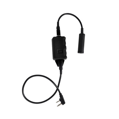 Headset FMA Tactical U714/U s PTT, podpora více konektorů, adaptéry pro hlavice K / ICON V20/V60