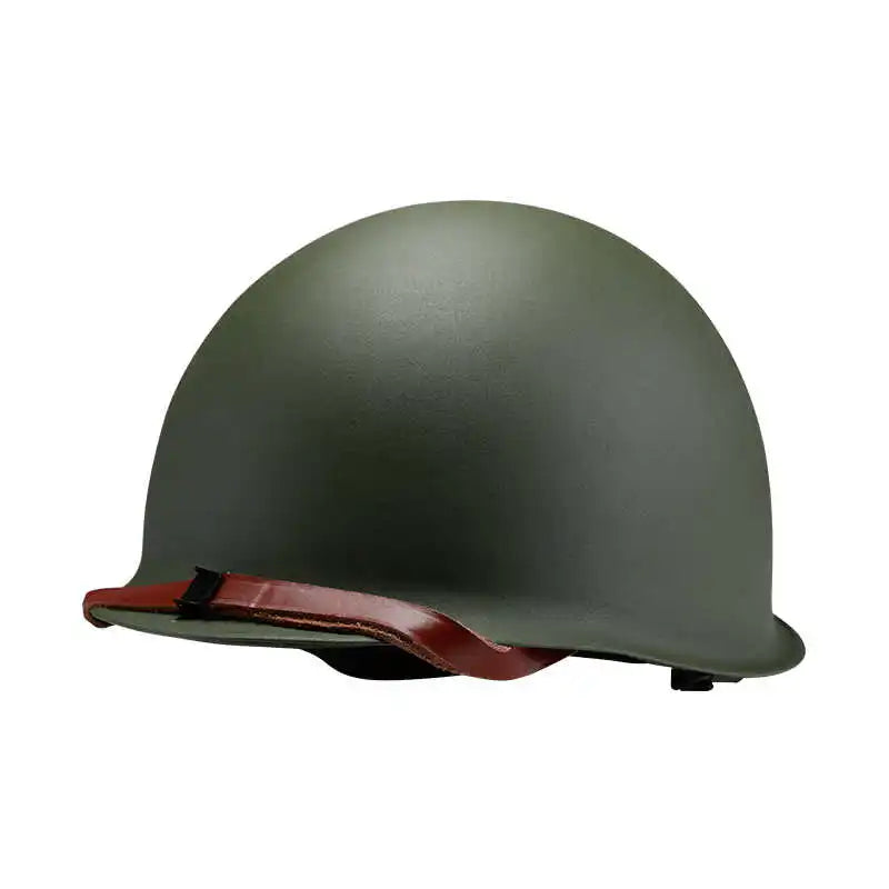 American M1 Double-Layer Steel Helmet Alloy Steel Military Fan Cos Riding Field Film and Television Special Tactical Helmet