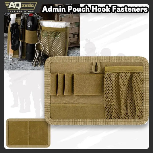 AQzxdc Tactical Bag Insert Modular Organizer Utility Admin Pouch Hook Fasteners, Modular Pack Insert Organizer