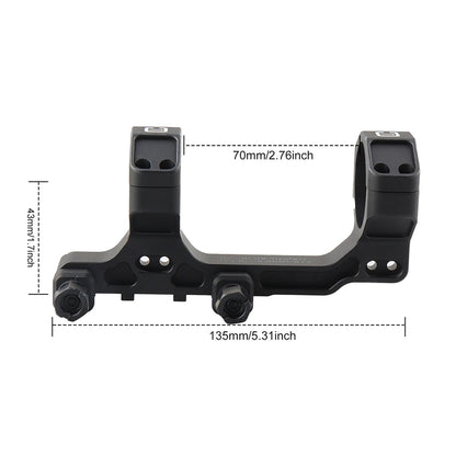 PPT Mounts Airsoft Metal 1.7" Height Cantilever 34MM 30MM Scope Mount Fits 21.2MM Picatinny Rail Rifle Scope Base gs24-0268