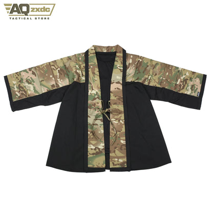 AQzxdc Outdoor Hunting Jacket Tactical Combat Cloak Training Coat for Airsoft Outerwear Cosplay