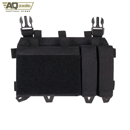 Tactical Triple Mag Pouch Hunting Pouch Buckle Plate Carrier Chalecos Molle for Outdoor Training Safety Vest Tactical Vest Bag