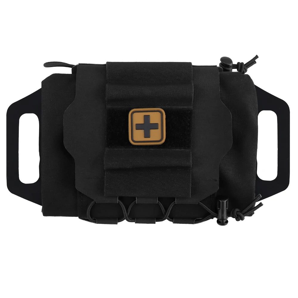AQzxdc IFAK Tactical First-aid Kit Pouch MOLLE Rapid Deployment Survival Outdoor Hunting Vest Belt Emergency Bag Medical Pack