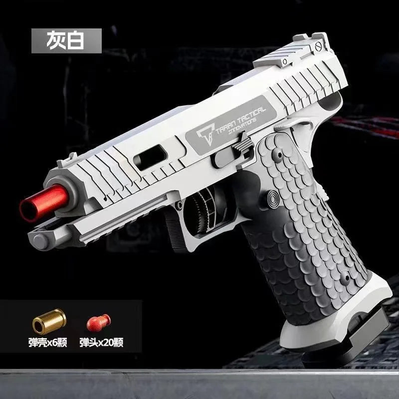 Mechanical Continuous Firing 2011 Sig17 Automatic Desert Eagle Toy Gun Shell Ejection Airsoft Pistol Soft Bullet Toy for Kids