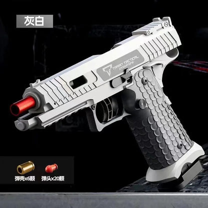 Mechanical Continuous Firing 2011 Sig17 Automatic Desert Eagle Toy Gun Shell Ejection Airsoft Pistol Soft Bullet Toy for Kids