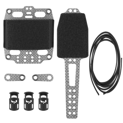 AQzxdc Tatcial Helmet Battery Pouch,PVS NGV T Shape Counterweight Case Retention System with Hook Backing