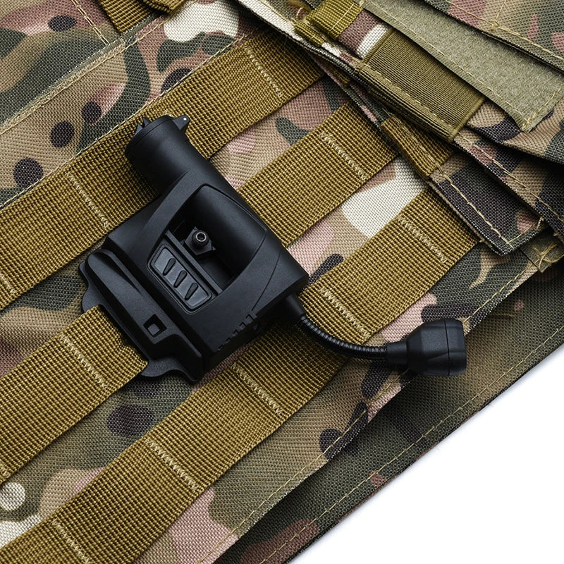 Tactical Airsoft Helmet Light Charge MPLS 4-Mode RED and White LED Helmet Lamp FAST Military Helmet Flashlight