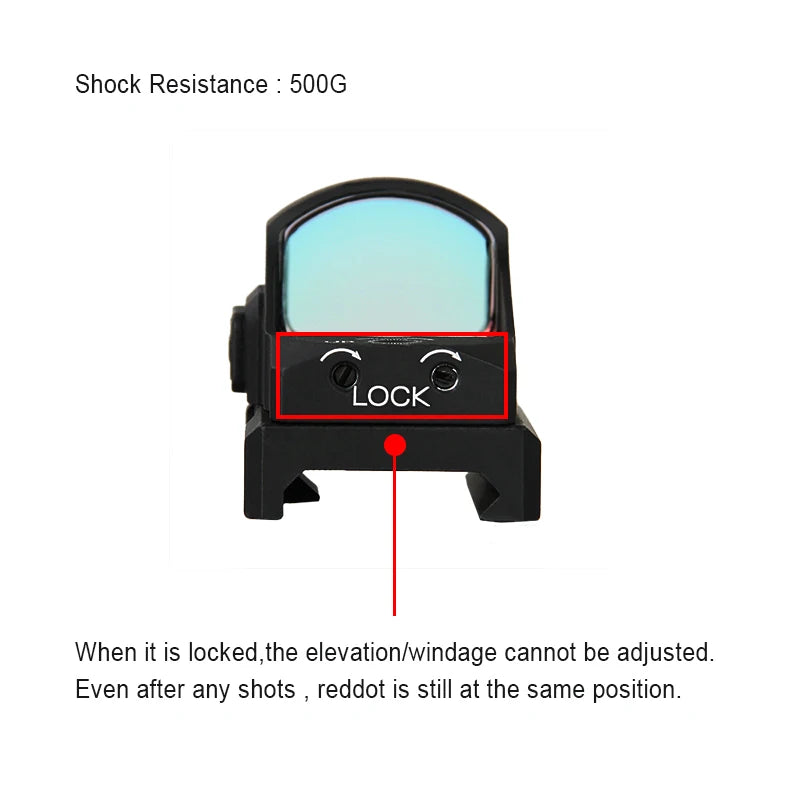 YSS Tactical hunting accessories airsoft sight red dot sight reflex sight shockproof Mini Red dot Sight gs2-0135