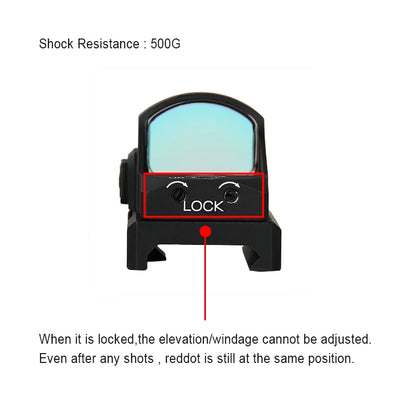 YSS Tactical hunting accessories airsoft sight red dot sight reflex sight shockproof Mini Red dot Sight gs2-0135