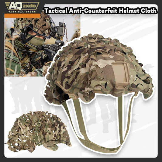 Tactical 3D Camo Leaf Shape Airsoft Helmet Cover Mesh Helmet Cloth Paintball Paratrooper Hunting Airsoft Helmet Accessories
