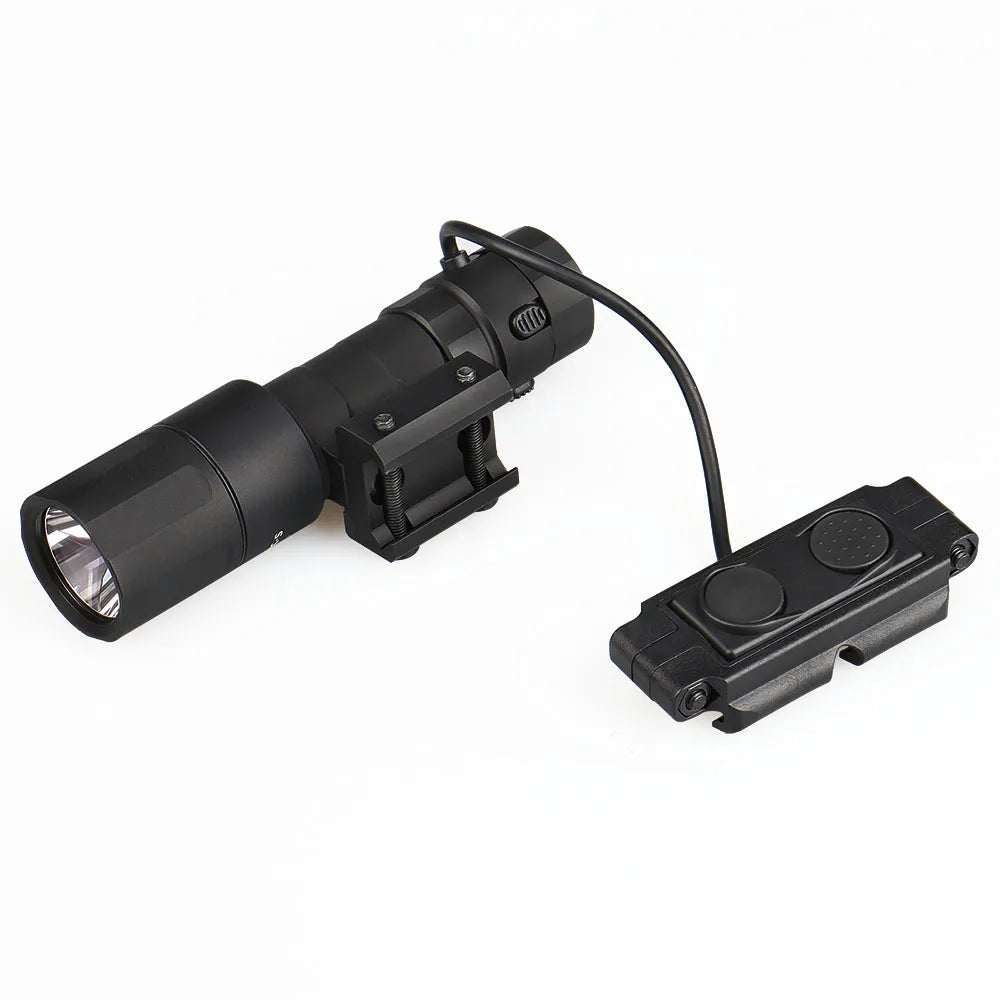 Tactical Micro 2.0 MCH Single Output Flashlight 1000 Lumens Hunting Light with Remote Press Switch fits 21.2mm Rails gs15-0157