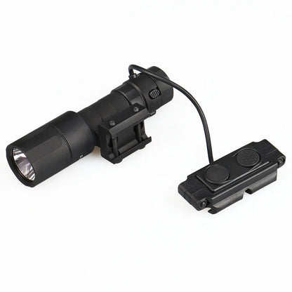 Tactical Micro 2.0 MCH Single Output Flashlight 1000 Lumens Hunting Light with Remote Press Switch fits 21.2mm Rails gs15-0157