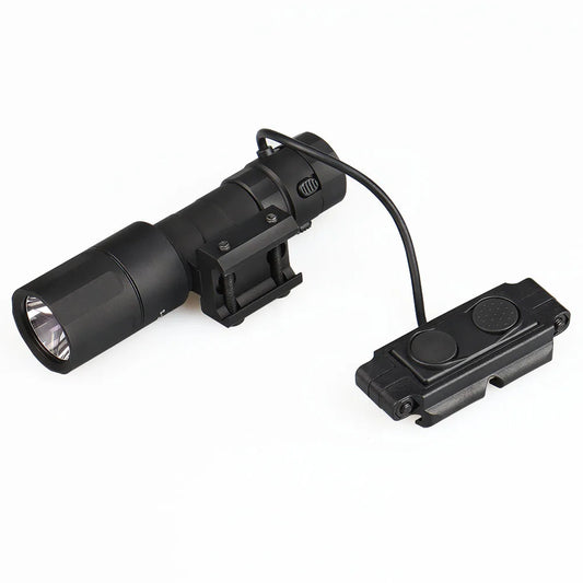 Tactical Micro 2.0 MCH Single Output Flashlight 1000 Lumens Hunting Light with Remote Press Switch fits 21.2mm Rails gs15-0157