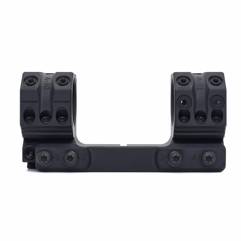 New SP-3002 Solid 0MIL 0MOA 30mm Tube Riflescope 38mm Height 1.5inch Mount with Surfaces for Red Dot Sight Accessories