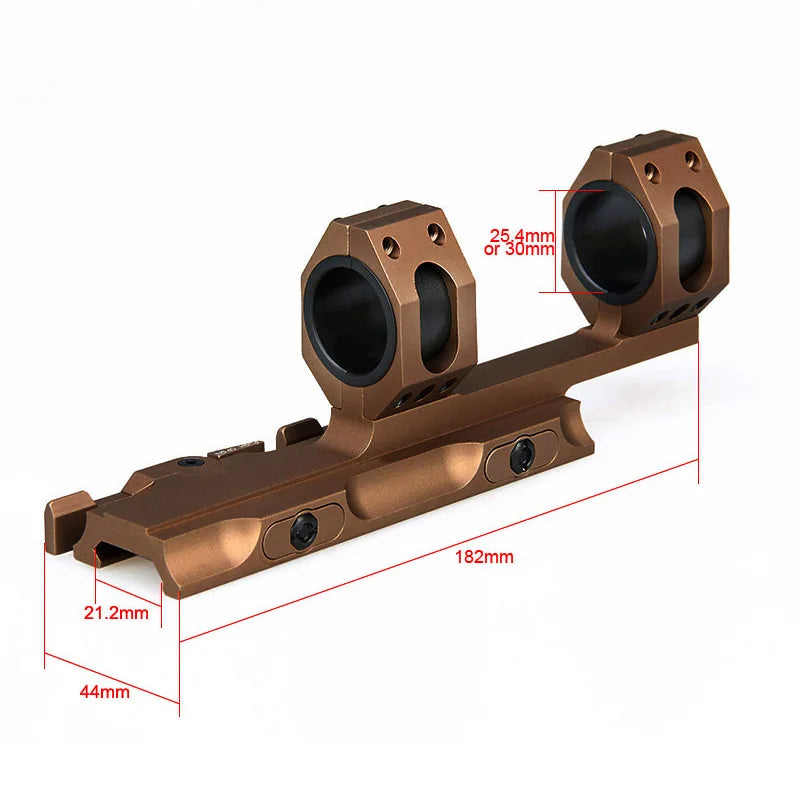 PPT 25.4mm/30mm Rifle Scopes Ring QD Scope Mount Double Ring Rail Mount fits 20mm Free Shipping GZ240133
